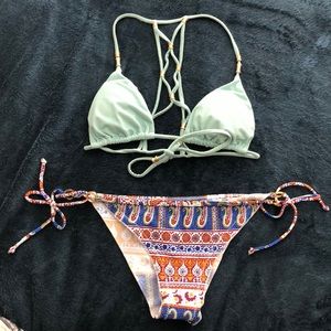 Blue bikini size S